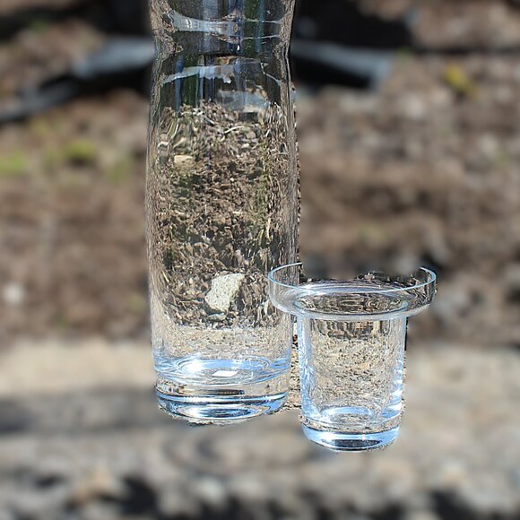 PartyLite Votive Holder β Fillable Glass Column β Holiday Decor β P8869T β 11.5" - Picture 2 of 9